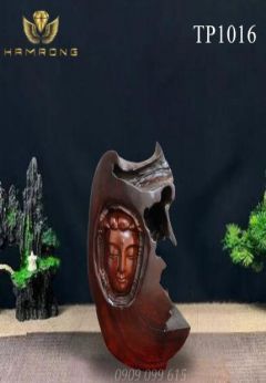 Diện phật tổ như lai gỗ lũa hương 