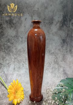 Lục Bình Phong Thủy Lũa Gỗ Hương Decor - Qùa Tặng Ưng Ý 