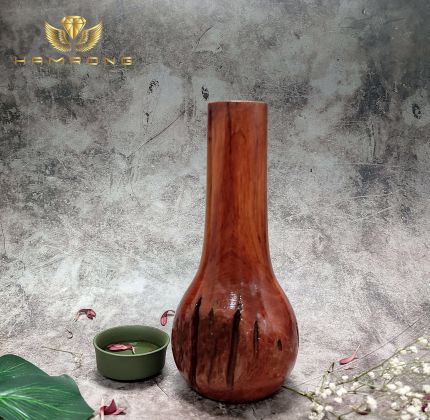  Bình lũa gỗ hương độc bản