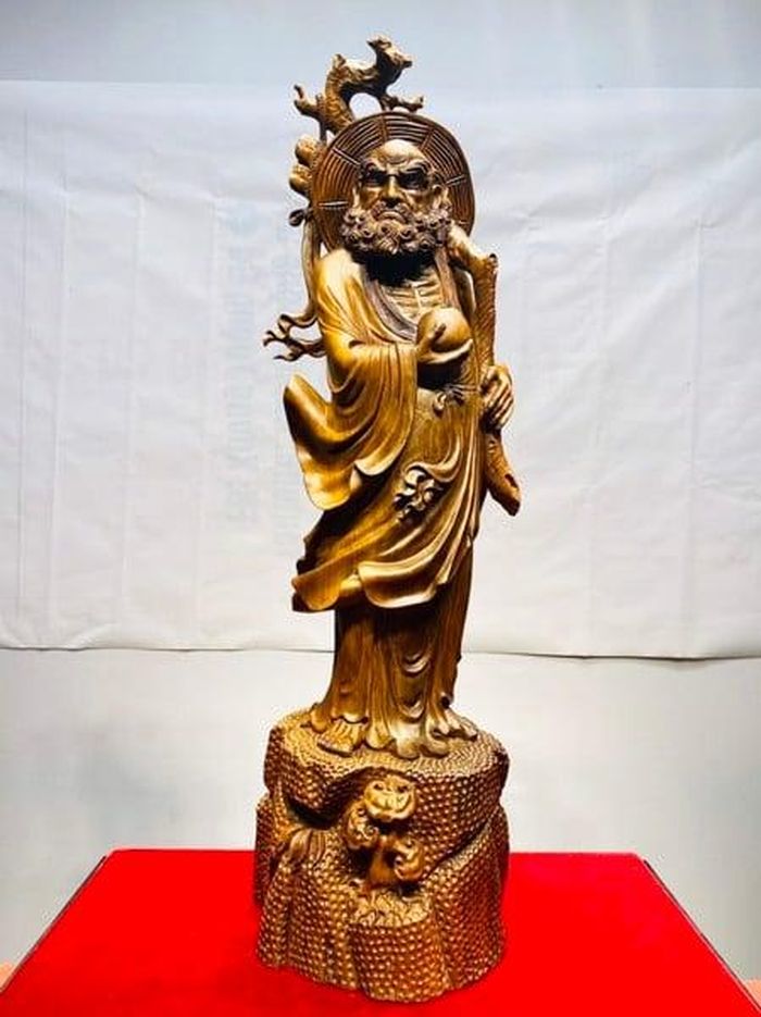 Tượng Đạt Ma khất thực 3