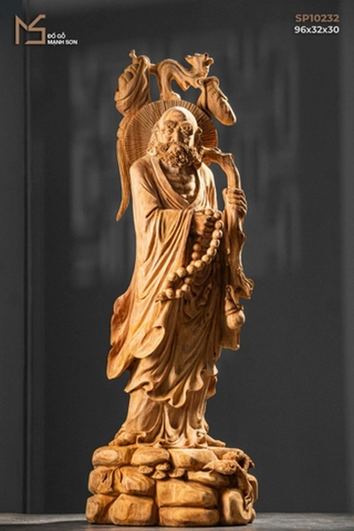 Tượng gỗ Đạt Ma trừ tà