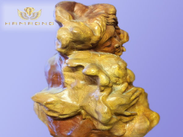 Tượng gỗ mẫu tử