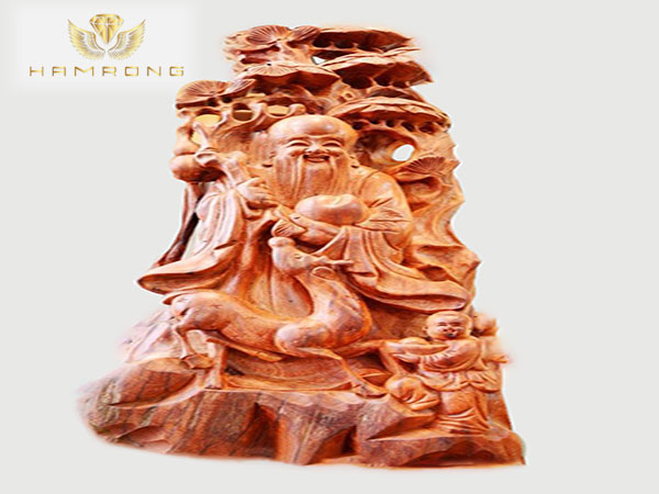 Tượng gỗ ông Thọ đẹp, chất lượng tại Hàm Rồng Việt